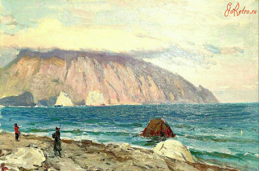 Картины - Пётр Столяренко. Крым. Гора Аю-Даг