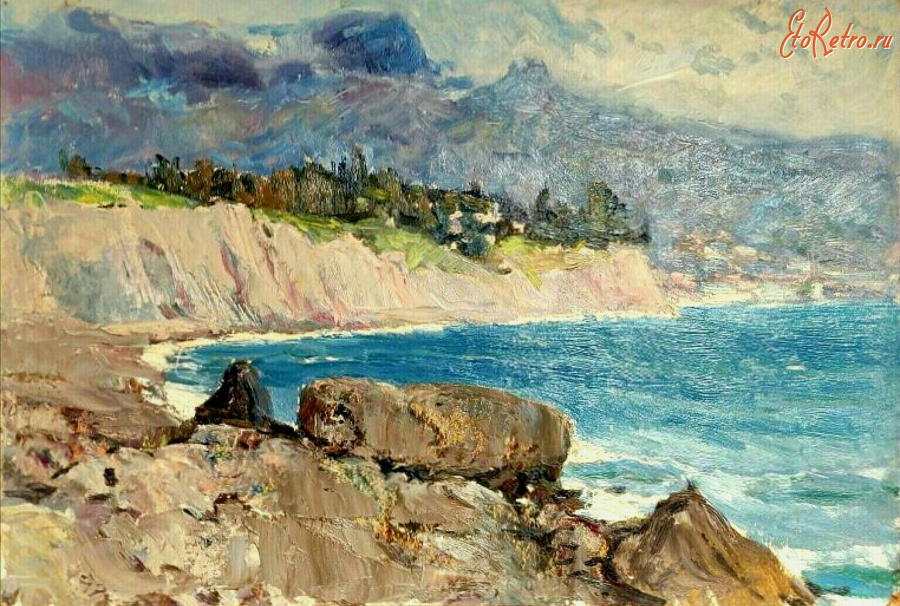 Картины - Пётр Столяренко. Крымский берег