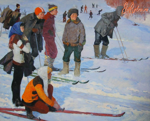 Картины - Болельщики