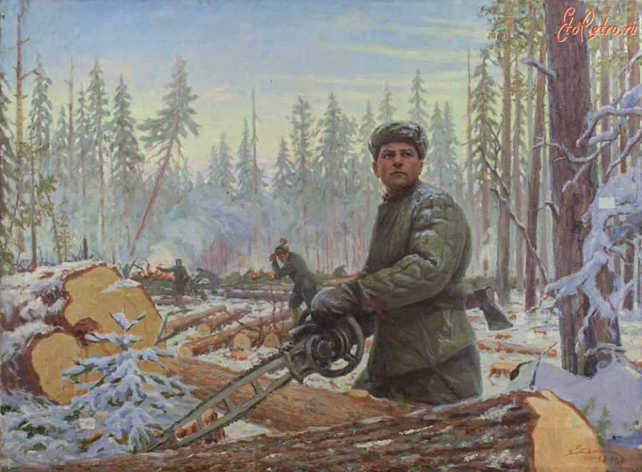 Картины - Богатырь леса.