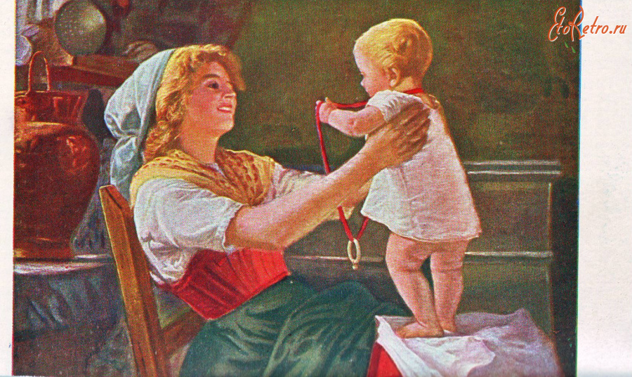 Картины - Молодая мать.