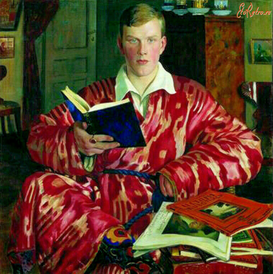 Картины - Борис Кустодиев. Портрет Кирилла Кустодиева