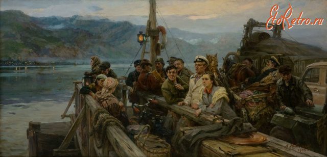 Картины - На Енисее.