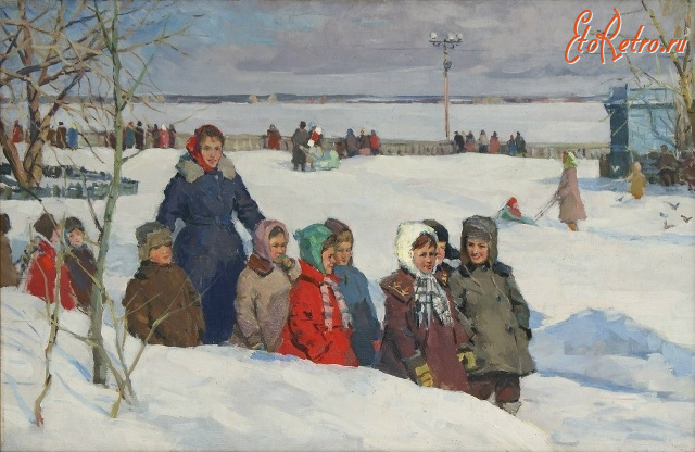 Картины - На прогулке