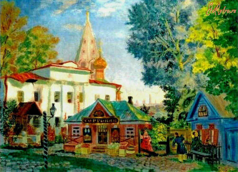 Картины - Борис Кустодиев. Провинция