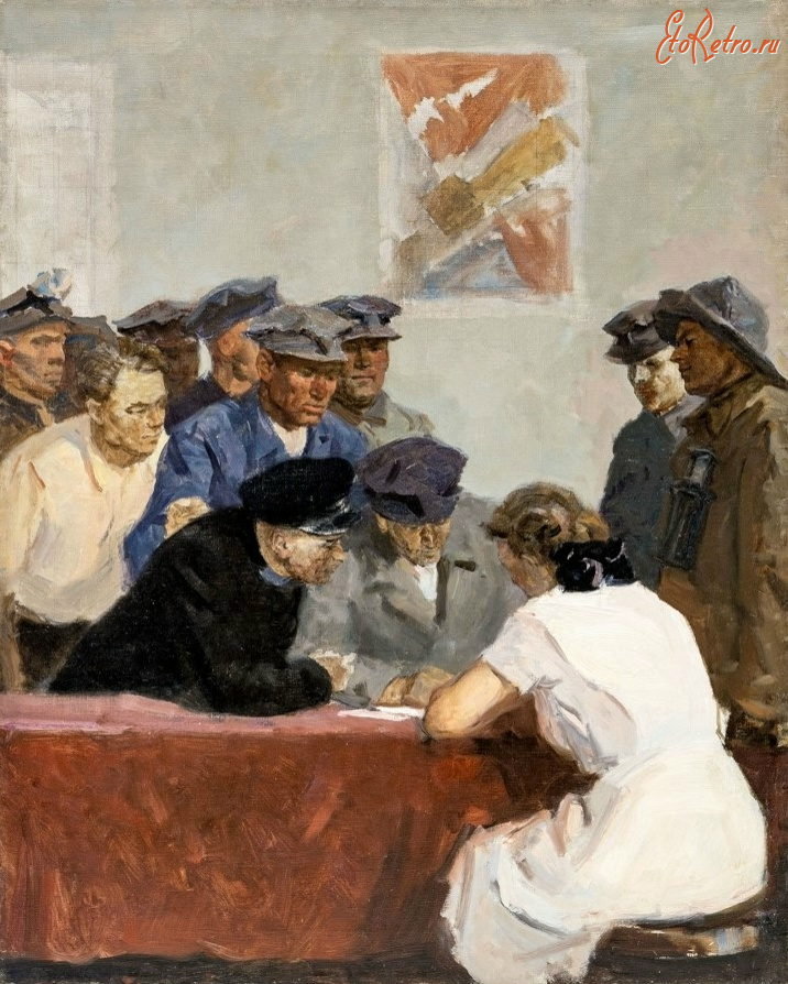 Картины - Пишут письмо.