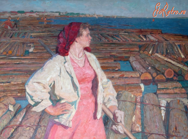 Картины - На Волге.