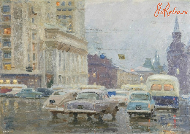 Картины - Москва вечерняя