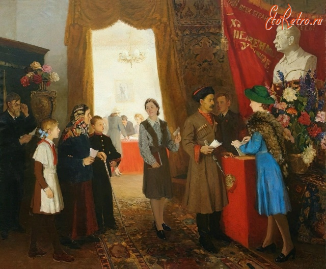 Картины - Выборы на Кубани.