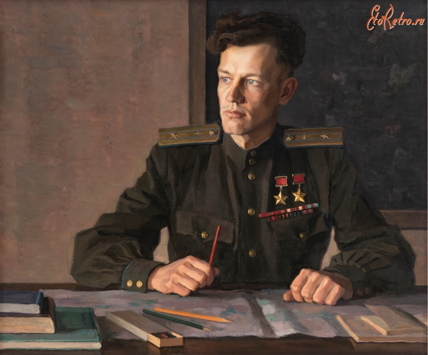 Картины - Портрет дважды Героя Советского Союза майора И.Ф.Павлова.