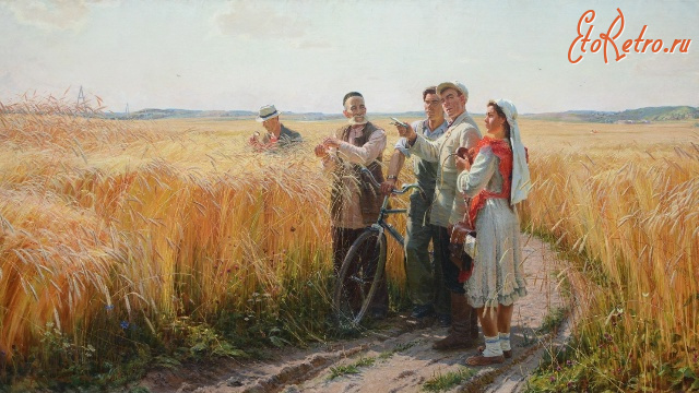 Картины - Хлеба созрели.