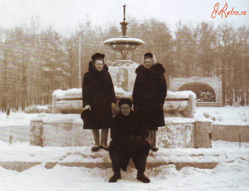 Тула - У фонтана зимой.