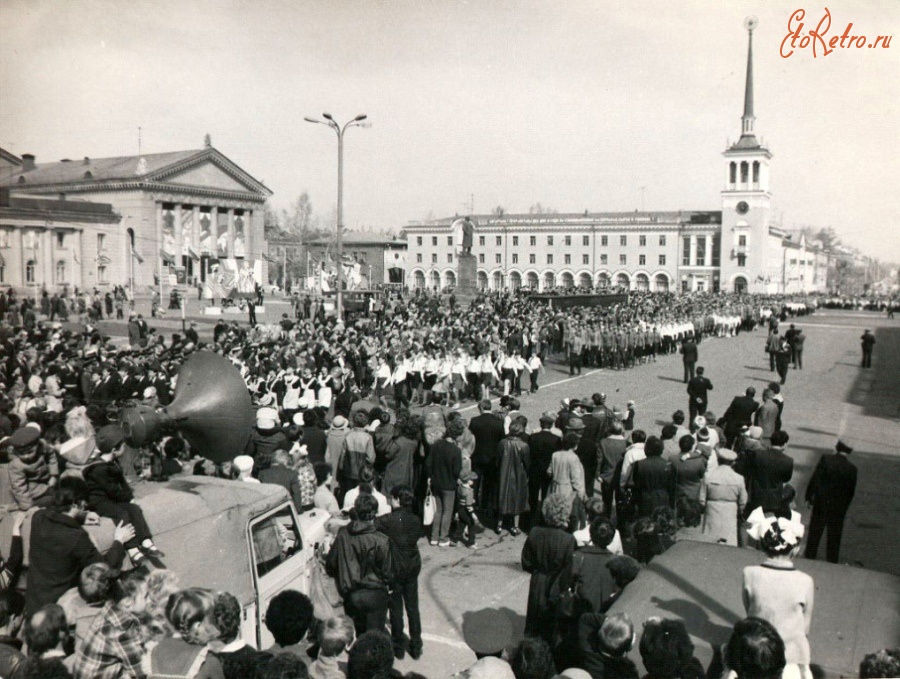 Ангарск - Ангарск. Демонстрация. 60-е годы