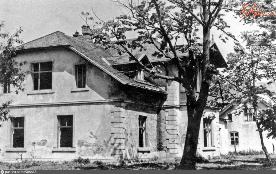 Калининградская область - Здание Vogelwarte Rossitten, разграбленное и вскоре уничтоженное