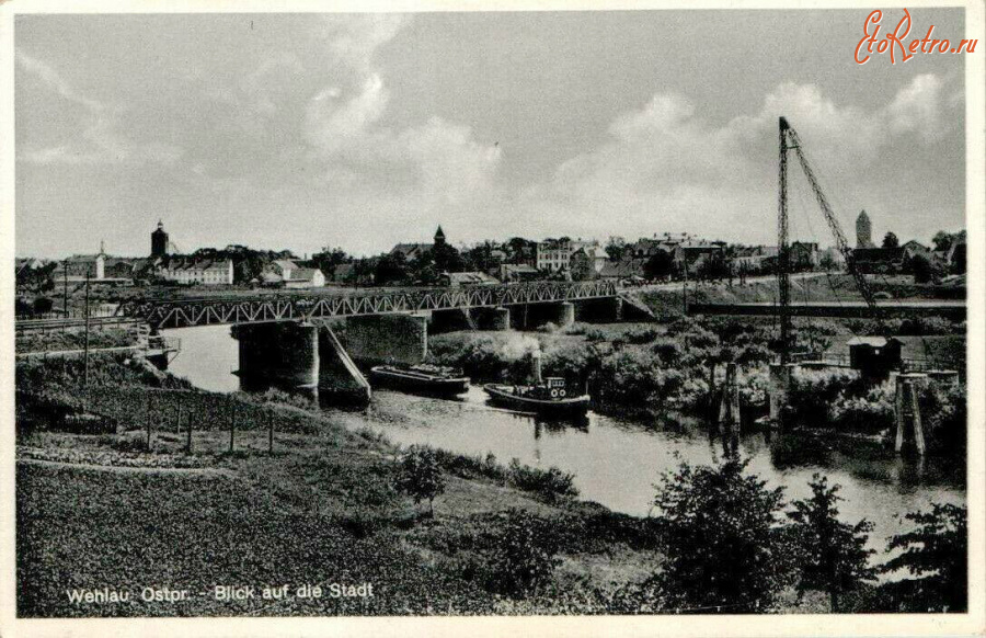 Калининградская область - Wehlau. Bick auf die Stadt.