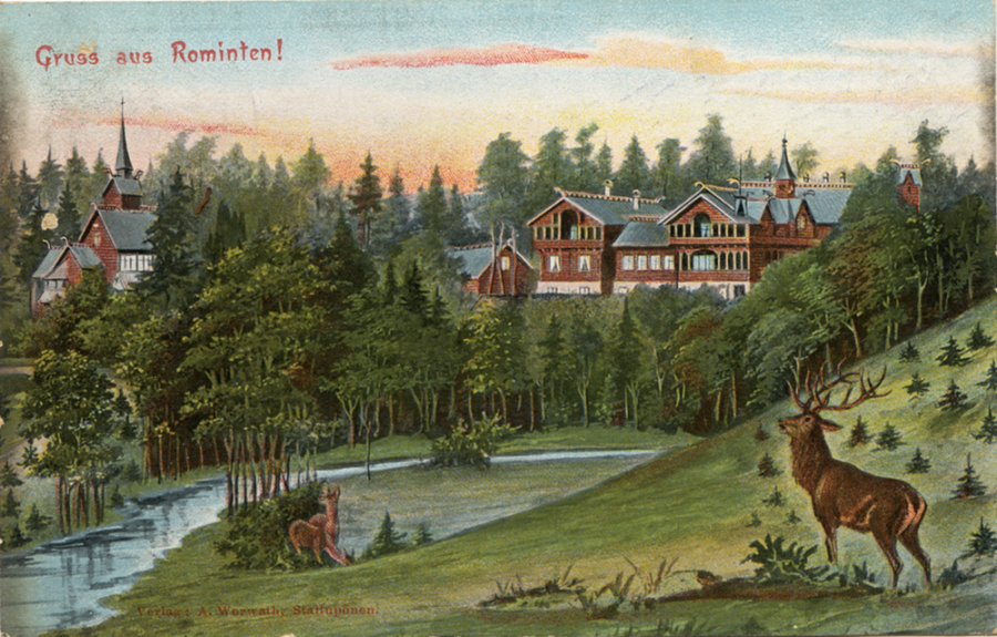 Калининградская область - Jagdhaus Rominten, Jagdhaus und Kapelle.