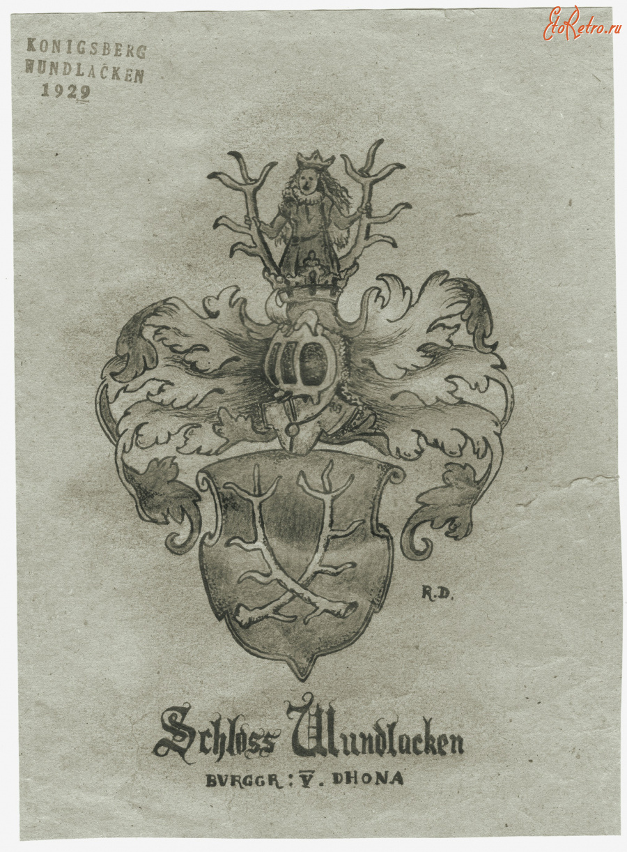 Калининградская область - Wappen Burggrafen zu Dohna