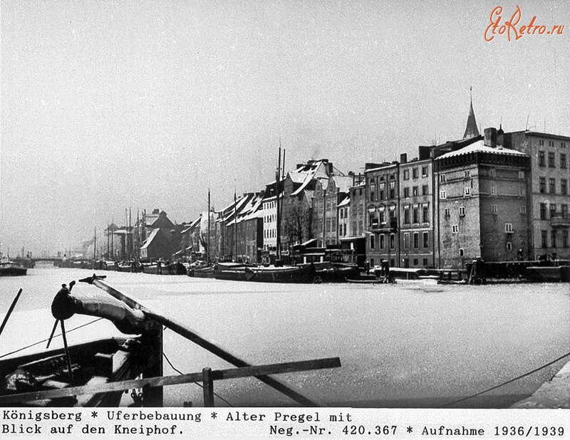 Калининград - Калининград (до 1946 г. Кёнигсберг). Вид на остров Кнайпхоф