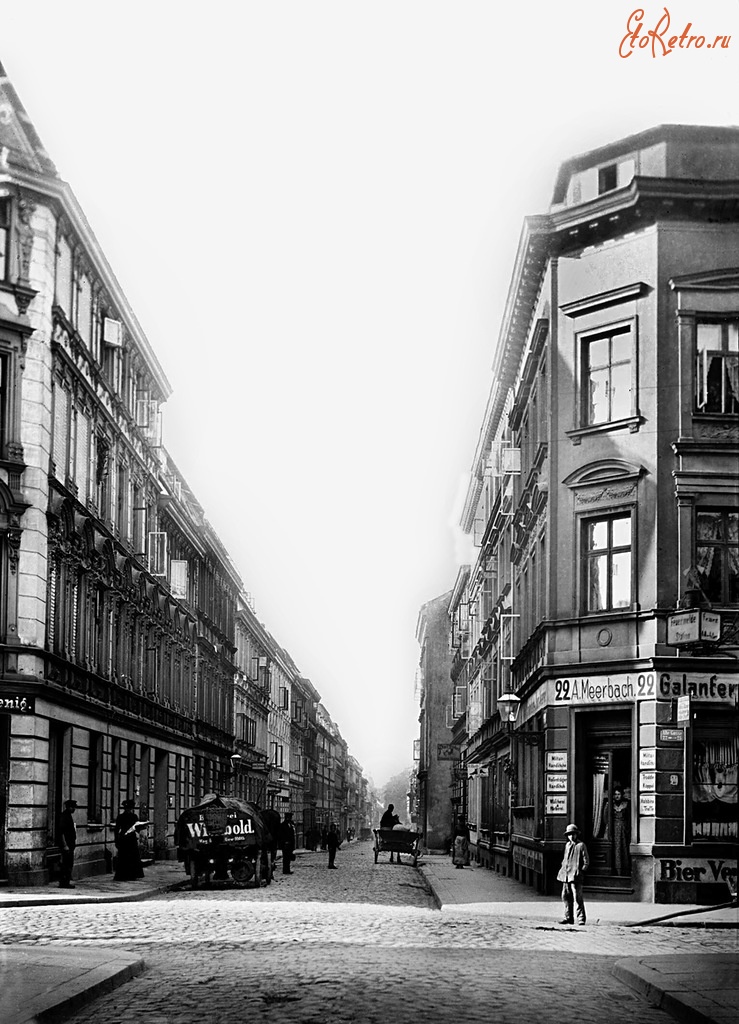 Калининград - Кёнигсберг. Улица Alte Gasse 1898 год