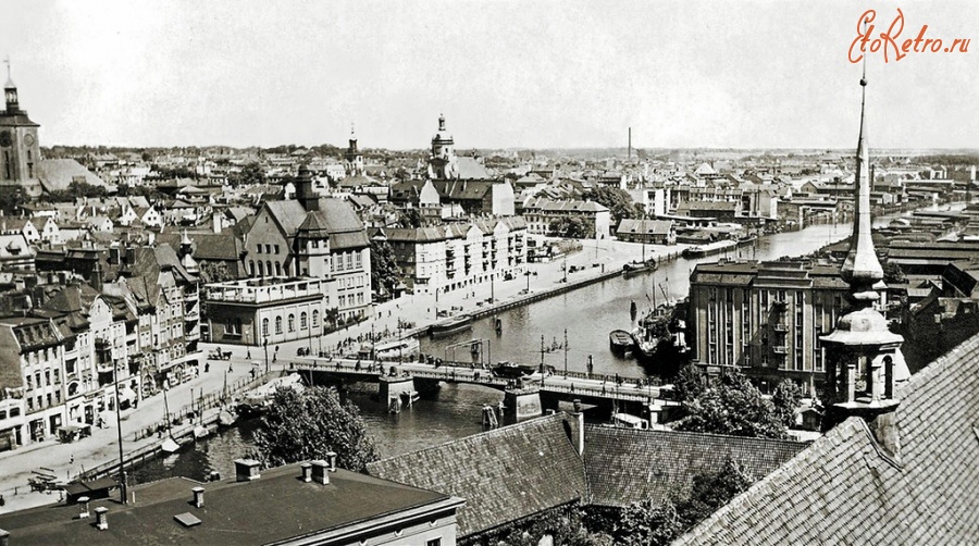 Калининград - Кёнигсберг. Вид с башни Кафедрального собора.