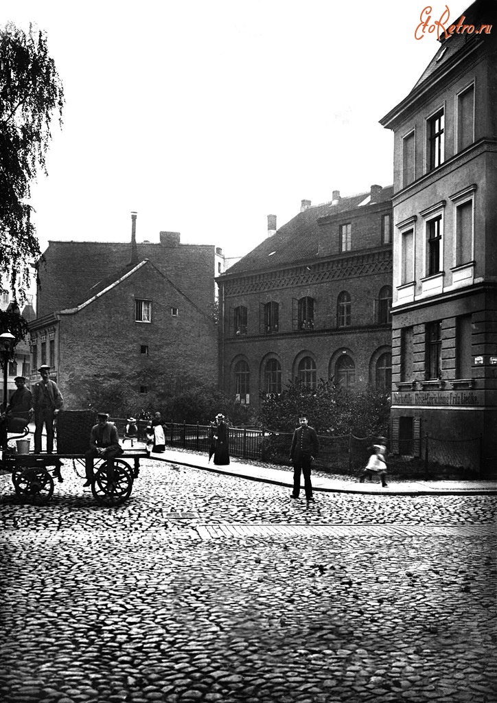 Калининград - Кёнигсберг перекрёсток Drumm strasse и Lange Reihe.