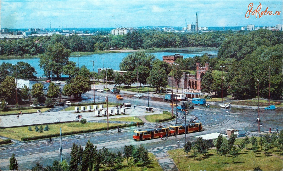 Калининград - Калининград. Площадь Маршала Василевского 1988 год