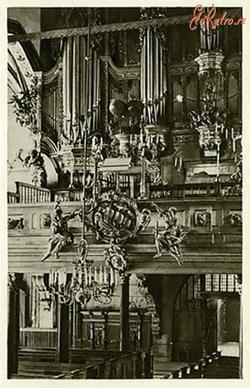 Калининград - Кёнигсберг. Фрагмент большого органа Кафедрального собора.