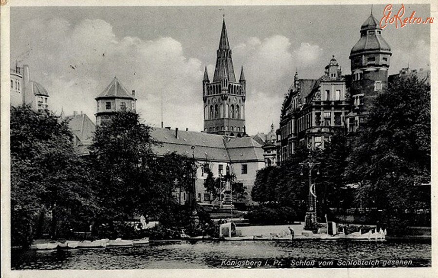 Калининград - Koenigsberg. Schloss vom Schlossteich gesehen.