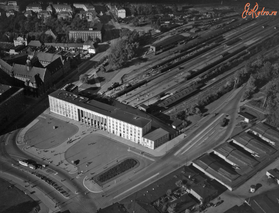 Калининград - Koenigsberg. Stadtviertel am Nordbahnhof.