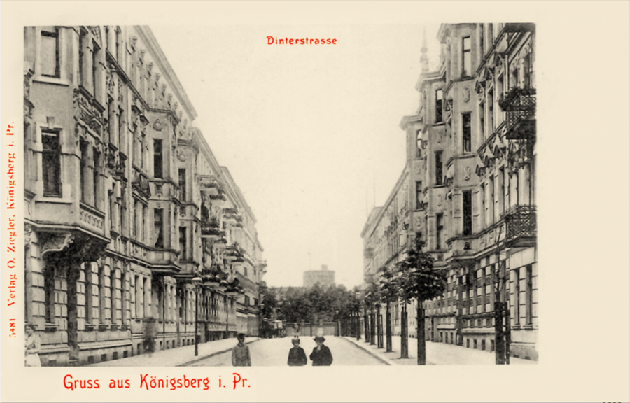 Калининград - Koenigsberg. Dinterstrasse.