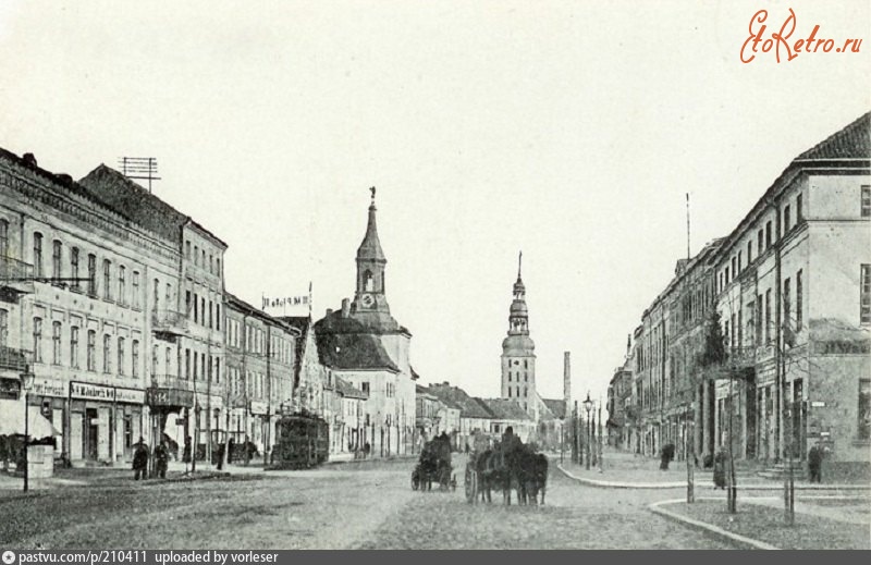 Советск - Тильзит. Немецкая улица. Вид на восток