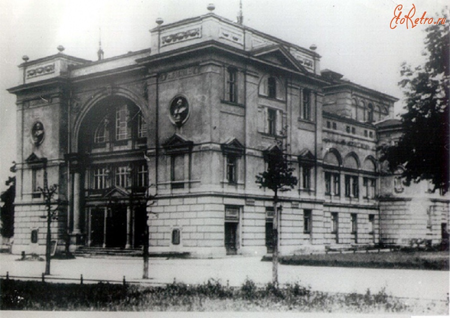 Советск - Фотография театра до 1935 года.