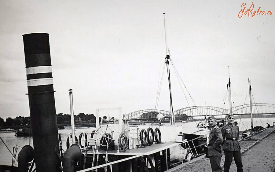 Советск - Тильзит. Вид на мост Королевы Луизы с западной набережной.