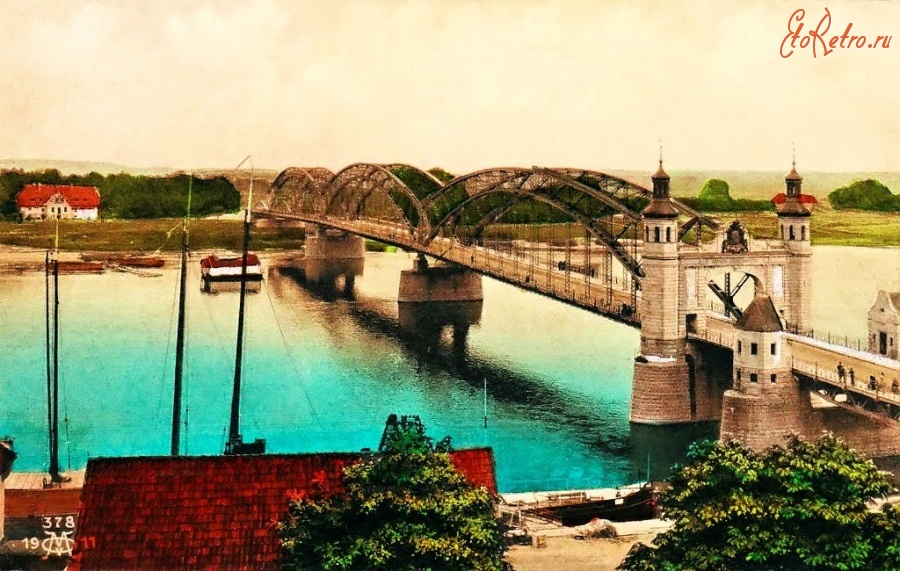 Советск - Тильзит. Вид на мост королевы Луизы.