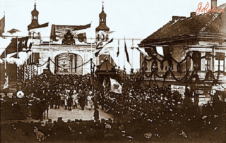 Советск - Тильзит. Открытие моста Королевы Луизы. 18 октября 1907 года.