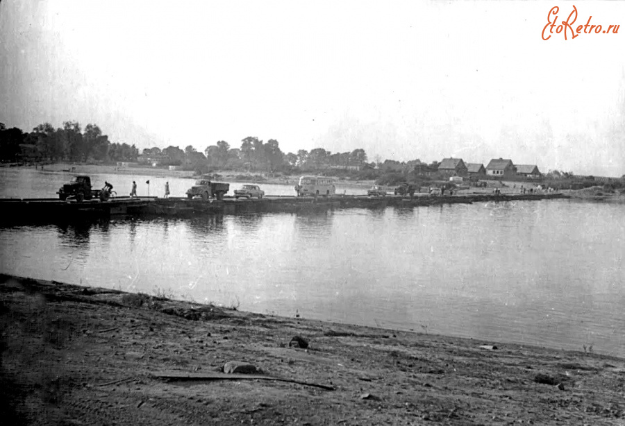 Советск - Понтонный мост через Неман.