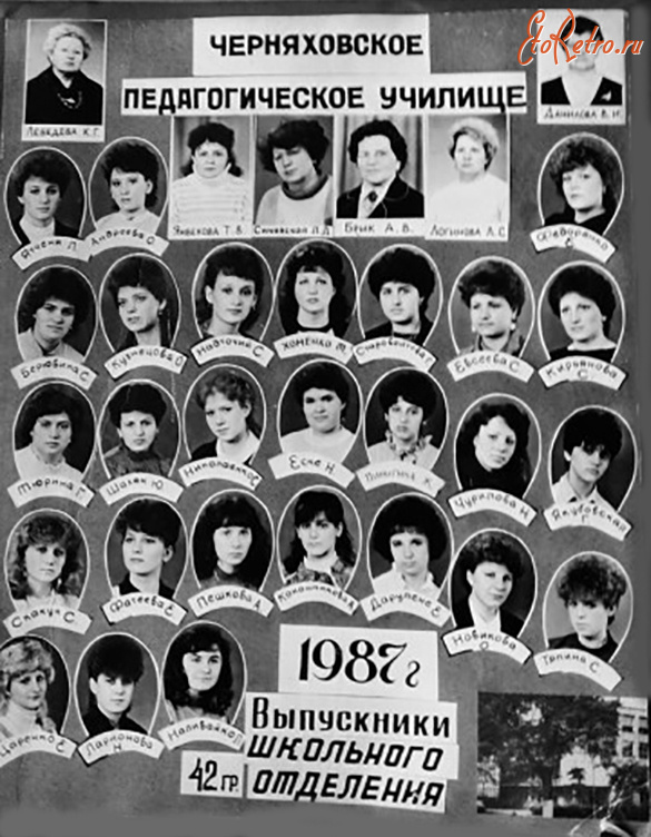 Черняховск - Черняховское педагогическое училище.