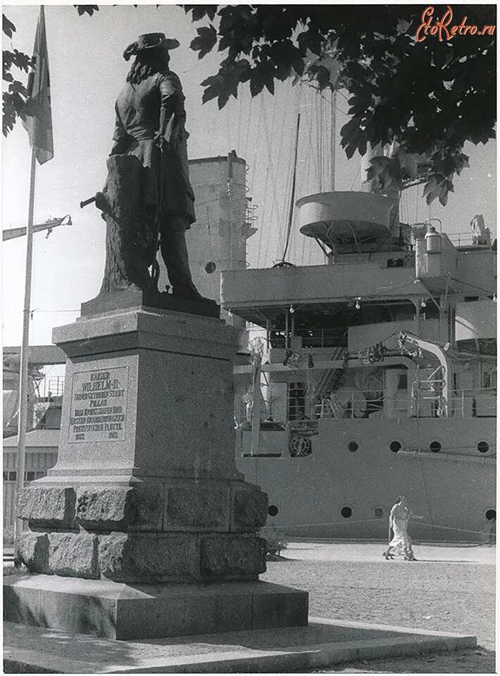 Балтийск - Pillau. Denkmal von Friedrich Wilhelm dem Grossen Kurfuersten.