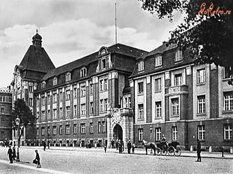 Гусев - Гусев (до 1946 г. Гумбиннен). Административное здание в Гумбиннене.