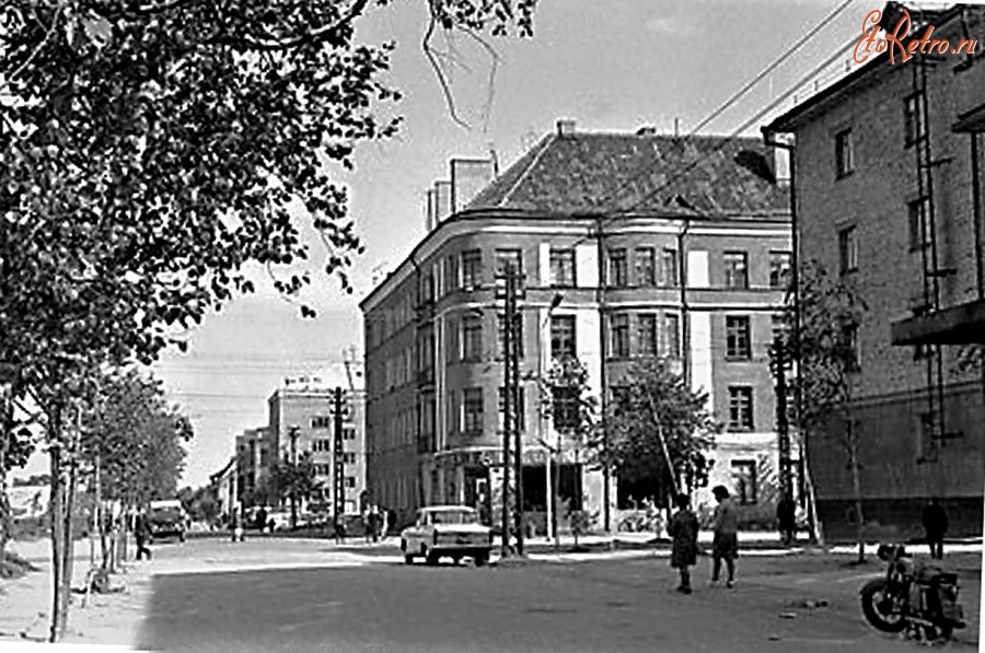 Гусев - Гусев. Улица Железнодорожная, перекрёсток с улицей Победы.