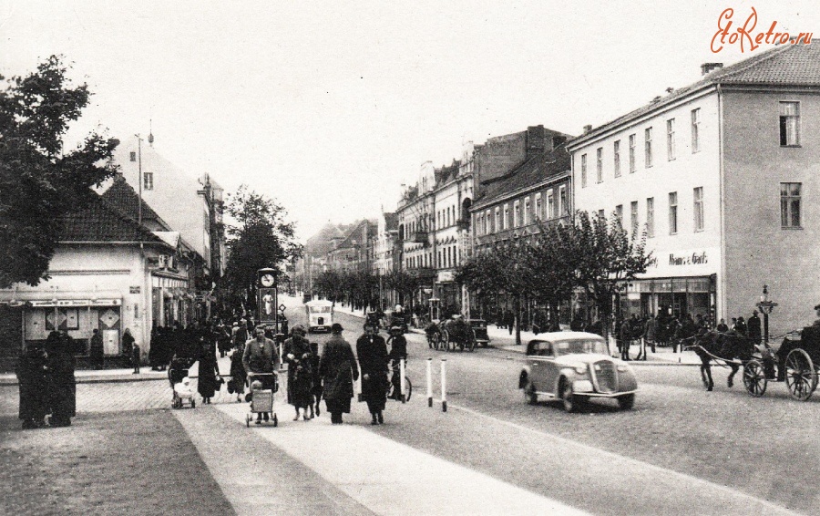 Гусев - Gumbinnen, Koenigstrasse (Adolf-Hitler-Strasse)
