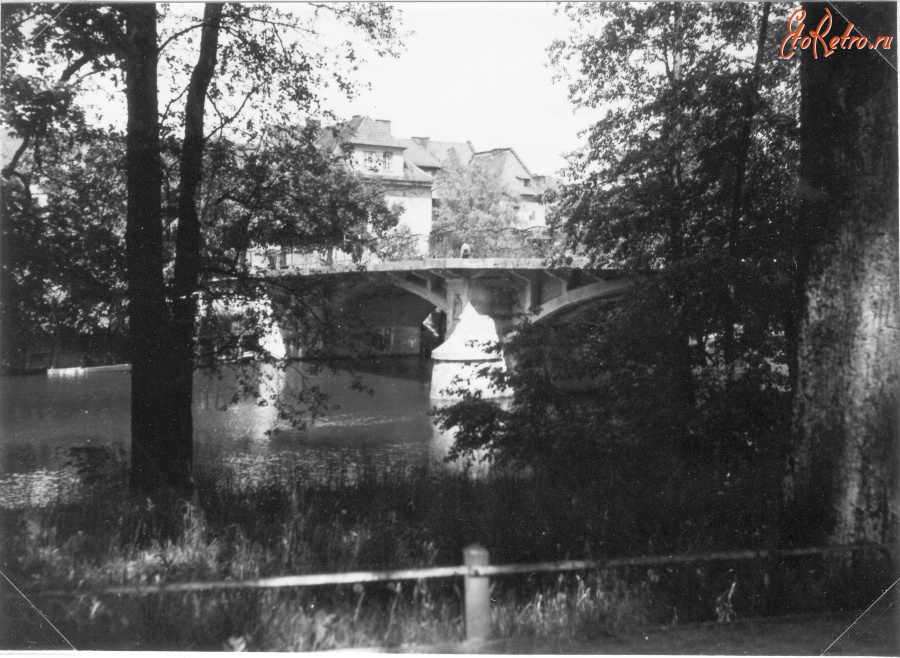 Гусев - Gumbinnen. Meelbeckstrasse. Pissa. Blaue Brucke