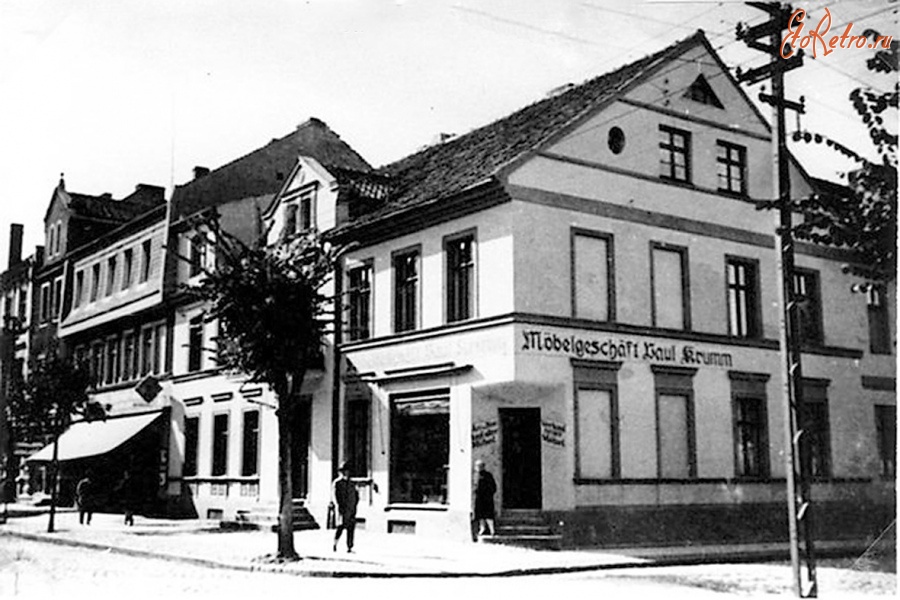 Гусев - Gumbinnen.   Bismarckstrasse - Lange Reihe