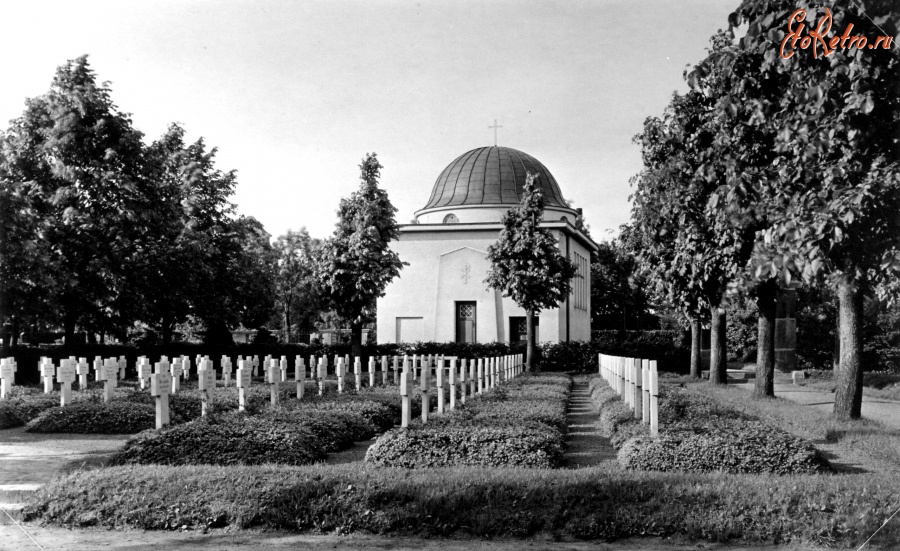 Гусев - Gumbinnen.   Sodeikerstrasse.Neuer Friedhof.