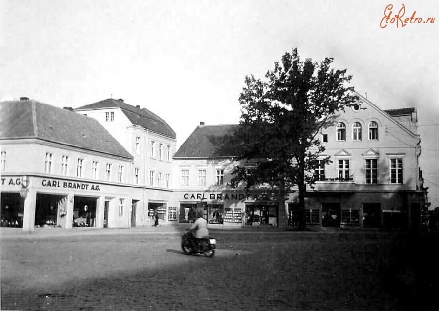 Гусев - Gumbinnen. Geschaft Carl Brandt am Markt.