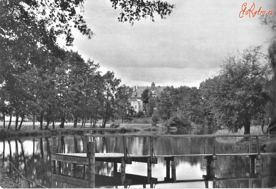 Гусев - Gumbinnen. Zusammenfluss  Pissa und Rominte. Badeanstalt.