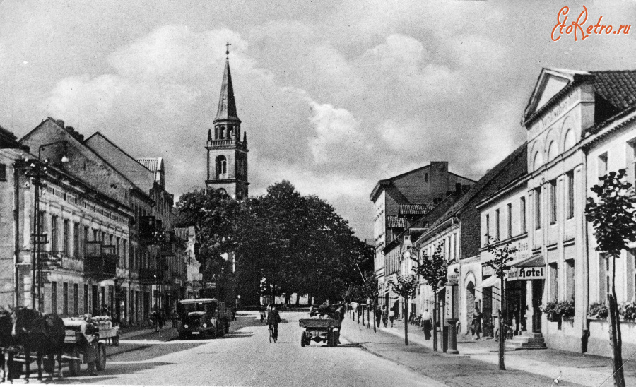 Гусев - Gumbinnen. Wilhelmstrasse.