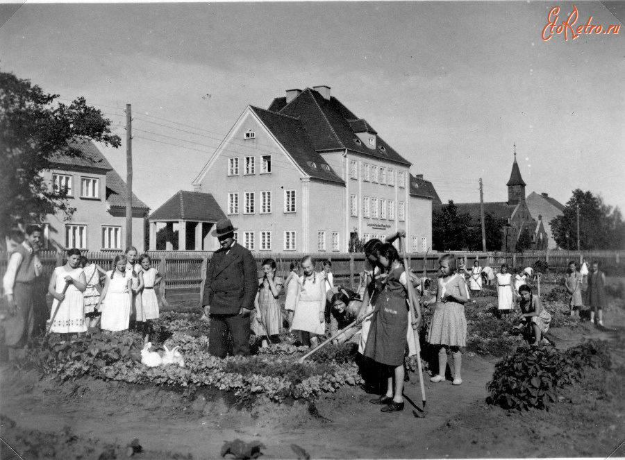 Гусев - Gumbinnen. Schillerstrasse. Landwirtschaftsschule.