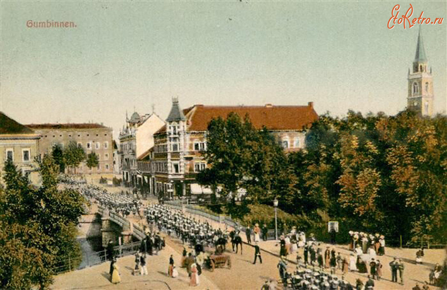 Гусев - Gumbinnen. Grosse Bruecke.