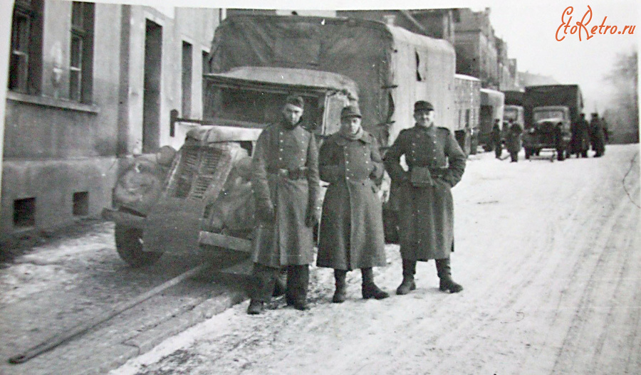 Гусев - Gumbinnen. LKW Adler W61 des Heeres.